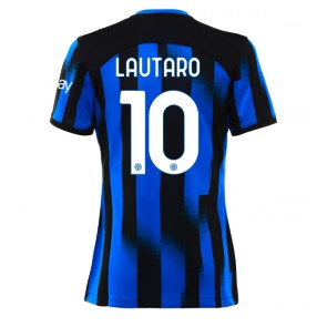 Inter Milan Lautaro Martinez #10 Hemmatröja Dam 2023-24 Kortärmad